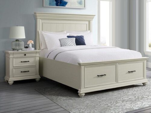 SHARON Queen Storage Bed & 2 Night Stands