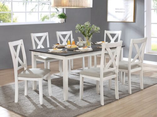 PORTLAND Dining Table & 6 Chairs