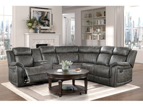 SONORA Reclining Sectional with Console