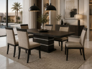 WILLIBET Dining Table & 6 Chairs