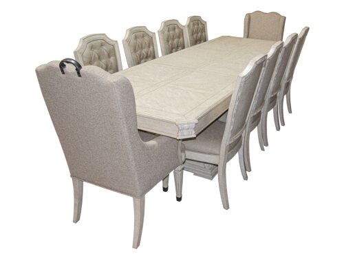 BELLAIRE Dining Table & 10 Chairs