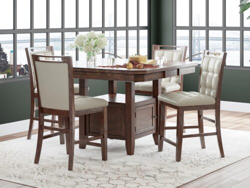 LEVANT 4-Seat Counter Height Dining Set