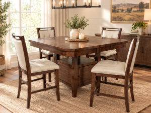 LEVANT Counter Height Dining Table & 4 Chairs