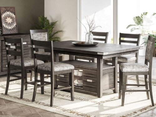 MERCER 6-Seat Counter Height Dining Set