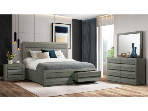 VOLTA King Storage Bed Set